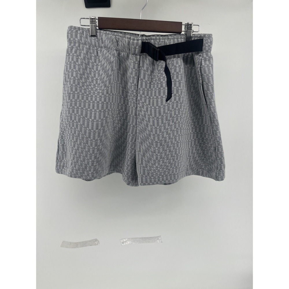 Womens Size L Nike Sportswear Tech Pack Buckle Shorts CZ9789-010 Geometric